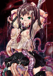 Tentacle Under_Clothes breast_wrap cum cum_covered cum_everywhere glasses see_through see_through_clothes see_through_shirt short_skirt visible_nipples wet_clothes willing // 850x1200 // 796.8KB