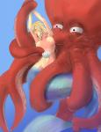 Tentacle Topless blonde breast_sucking breasts forced mermaid octopus restrained stripped // 1152x1500 // 1.7MB