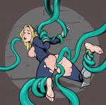 Tentacle Vaginal anal blonde double_penetration restrained suspension torn_clothes willing // 662x655 // 217.1KB