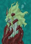 Tentacle aulbath blonde_hair blue_eyes darkstalkers mermaid octopus rape rikuo vore // 500x700 // 103.1KB