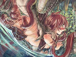 Ragnarok_Online Tentacle Vaginal Xration anal blood blush captured cum_inside dinosaur double_penetration eyes imminent_oral monster open_mouth oral rape red_head reptile scared scream squeeze suspension thighhighs topaz_eyes virgin white_skin // 1750x1313 // 852.9KB