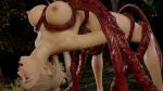 3D 3dzen CGI Tentacle blonde blood blood_well breast_encircle creature elf forest monster restrained splash suspended undress well // 3840x2160 // 1.8MB