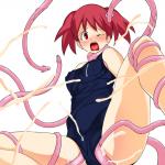 Hinata Tentacle gunsou keroro natsumi one-piece rape red_hair school swimsuit view // 1000x1000 // 170.9KB