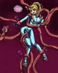 Metroid Samus_Aran anticipation fully_clothed suspended tentacles // 800x1000 // 550.5KB