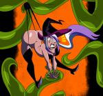 Halloween arms_rest humor panties_pulled shocked tentacles witch // 1280x1201 // 828.9KB