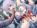 Tentacle Vaginal blush double_penetration legs_spread oral rape restrained tears torn_clothes white_skin // 800x600 // 123.3KB