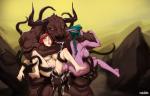 2girls Night-elf Warcraft WoW World_of_Warcraft minotaur tauren tentacle_rape // 850x548 // 150.8KB