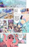 ENF Strip Tentacle aquarium boobs breasts comic cute diver female fondle grope octopus suction suction_cup tits undress water // 680x1081 // 189.9KB