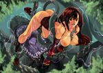 Final_Fantasy Tentacle captured large_breasts rape slime surprised suspension tifa tifa_lockhart // 841x600 // 139.9KB