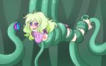 anticipation blonde_hair boob_exposed hypnosis tentacle_monster tentacles // 1024x640 // 460.1KB