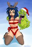 Christmas Extreme_Ghostbusters Kylie_Griffin bondage mouth_gagged naked slimer // 686x1000 // 550.4KB