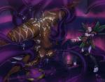 Diablo_3 cumgushing sorceress tentacle_rape upside_down // 800x625 // 294.8KB
