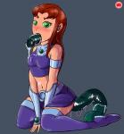 Clothed Starfire Tentacle blush complete_penetration teen_titans // 900x966 // 341.6KB
