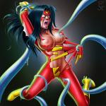 Spider_Woman impending_rape tentacles torn_costume // 900x900 // 839.5KB