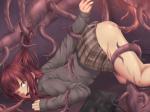 bent_over clothings crying drooling frightened hair_pull schoolgirl skirt tentacle_rape unwilling // 1278x958 // 213.0KB