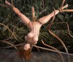 Jungle_girl legs_spread restrained tentacle_rape upside_down // 964x826 // 93.5KB