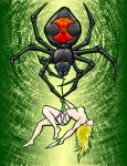 Elf_Girl anticipation caught dagger helpless naked spider_monster webbing // 773x1000 // 1.0MB