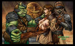 Princess_Leia Spicetrader Star_Wars gamorrean jabba_the_hutt rape // 724x450 // 84.8KB