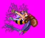 Spider_web animated bee_girl insect_rape rape restrained struggle // 130x110 // 482.1KB