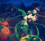 Halloween jack-o-lantern pumpkin tentacle_rape vines witch // 600x551 // 167.5KB