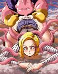 Android_18 Dragon_Ball_Z Tentacle all_fours from_behind majin_buu // 561x711 // 127.4KB