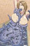 bathtub big_breasts brunette naked_girl oral_penetration slimetrapped // 640x978 // 216.6KB