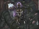 breast_play dark_skin drow lovecraftian panties_aside shoggoth stockings tentacles thigh-highs thighhighs tongue vaginal_penetration willing // 850x637 // 113.2KB