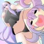 Megurine_Luka Takoluka Vocaloid panties tentacles // 600x600 // 252.8KB