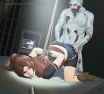 Claire_Redfield arms_behind_back arms_tied artist_azasuke ass_up bent_over brown_hair brunette resident_evil short_shorts sweat vaginal_penetration zombie_rape // 1200x1088 // 162.6KB